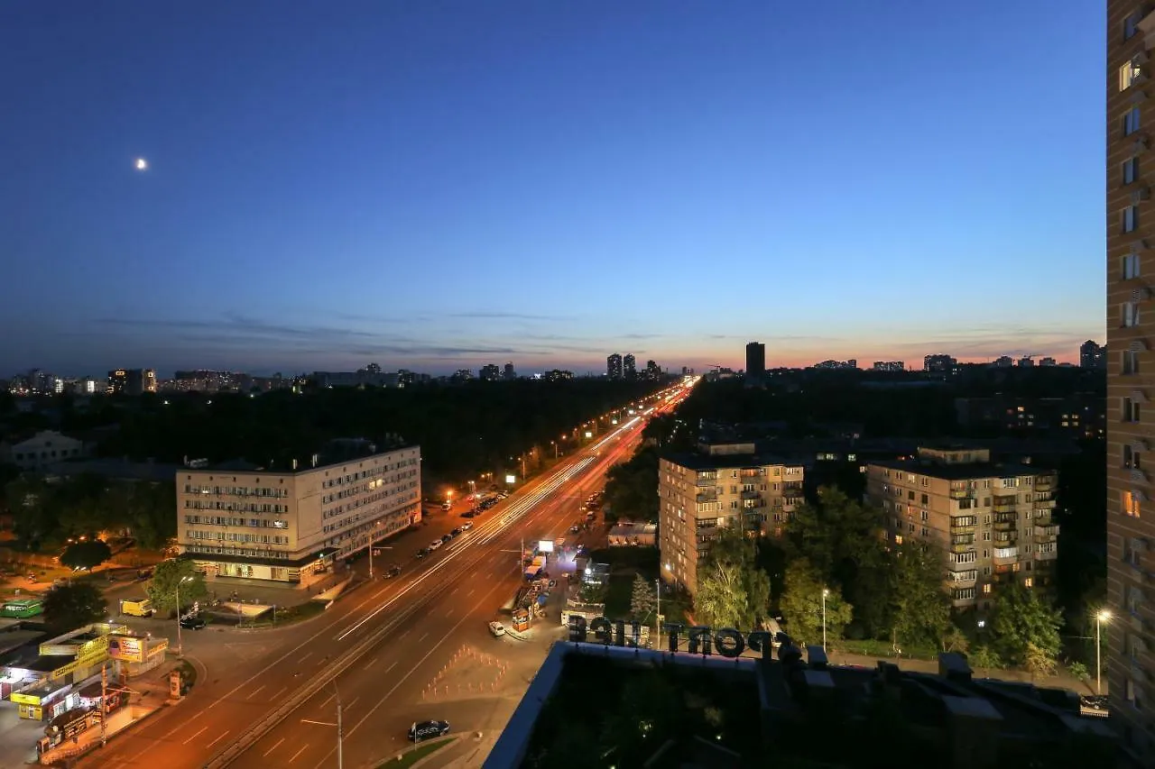 Black&White Apartment In Smart Plaza Kyjev Ukrajina