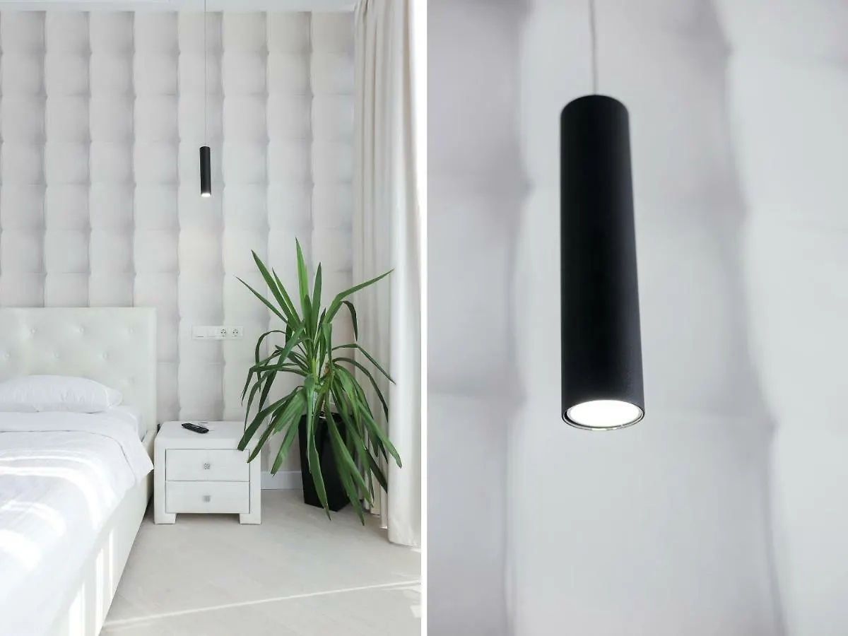 Black&White Apartment In Smart Plaza Kyiv Ukraine
